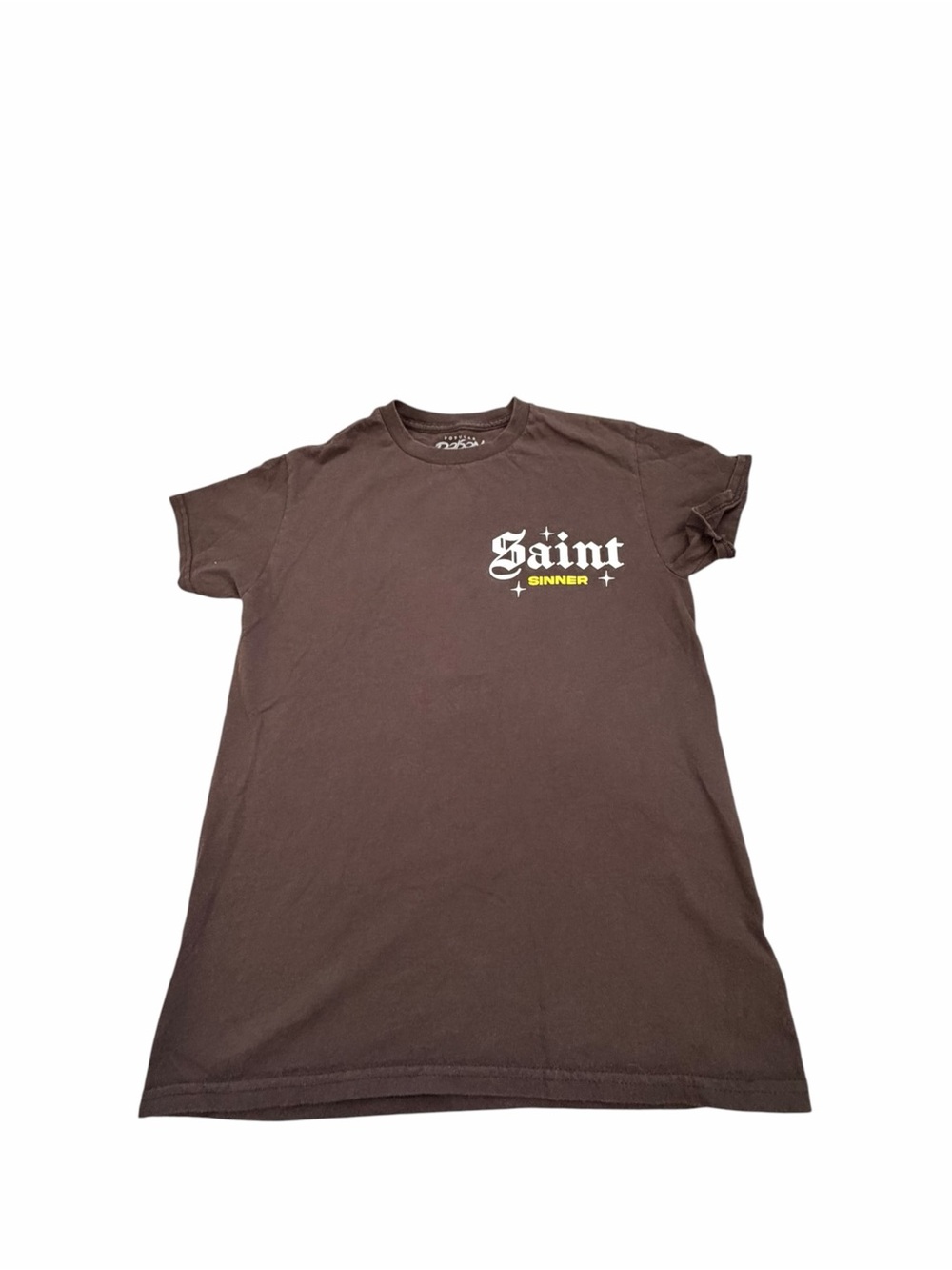 Popular Poison Saint Sinner Lonely World Graphic T-Shirt Skeleton Butterfly (S)